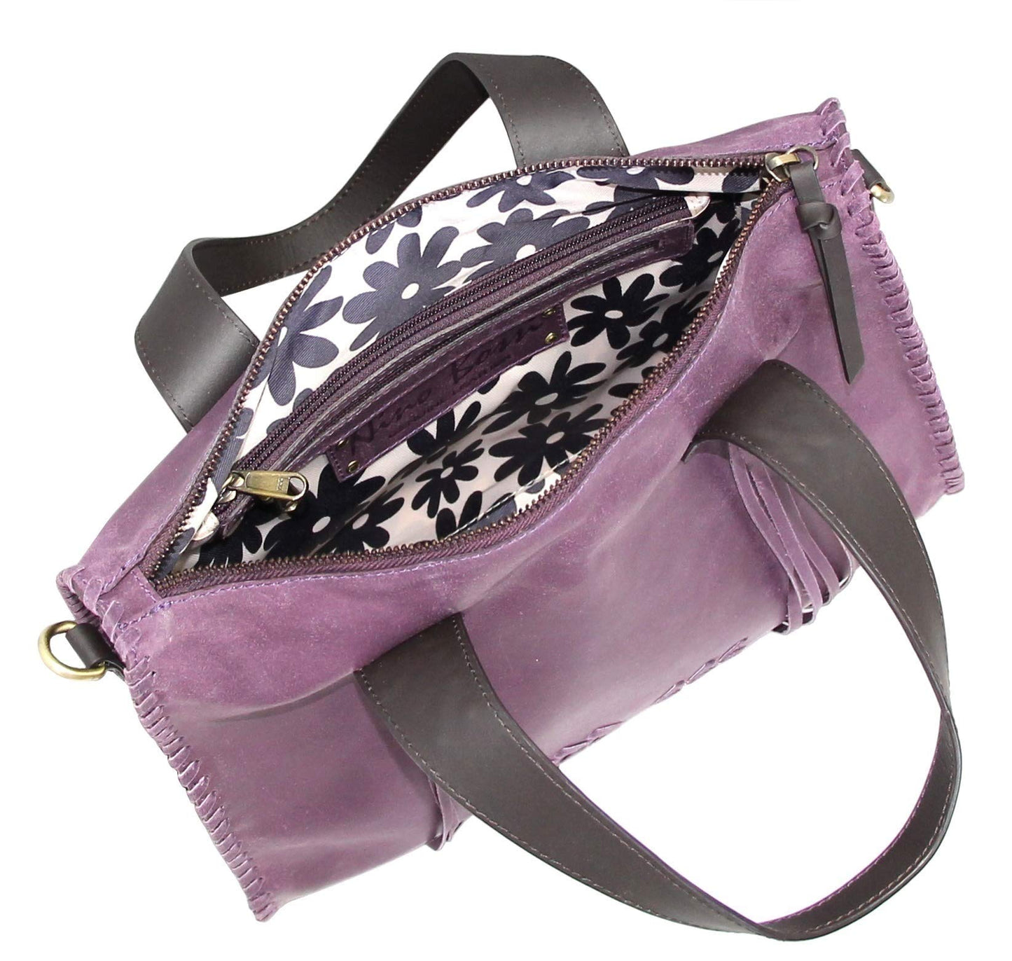 Candace Convertible Leather Satchel