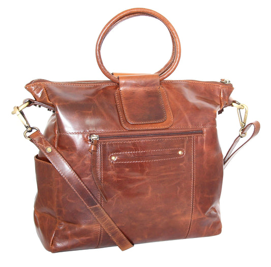 Jara's Ring Leather Tote