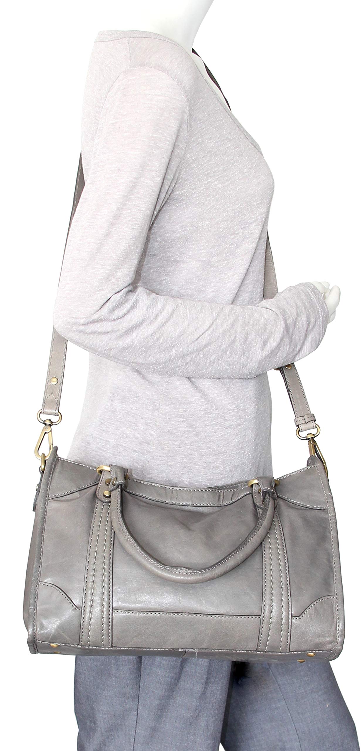 Amber Leather Satchel
