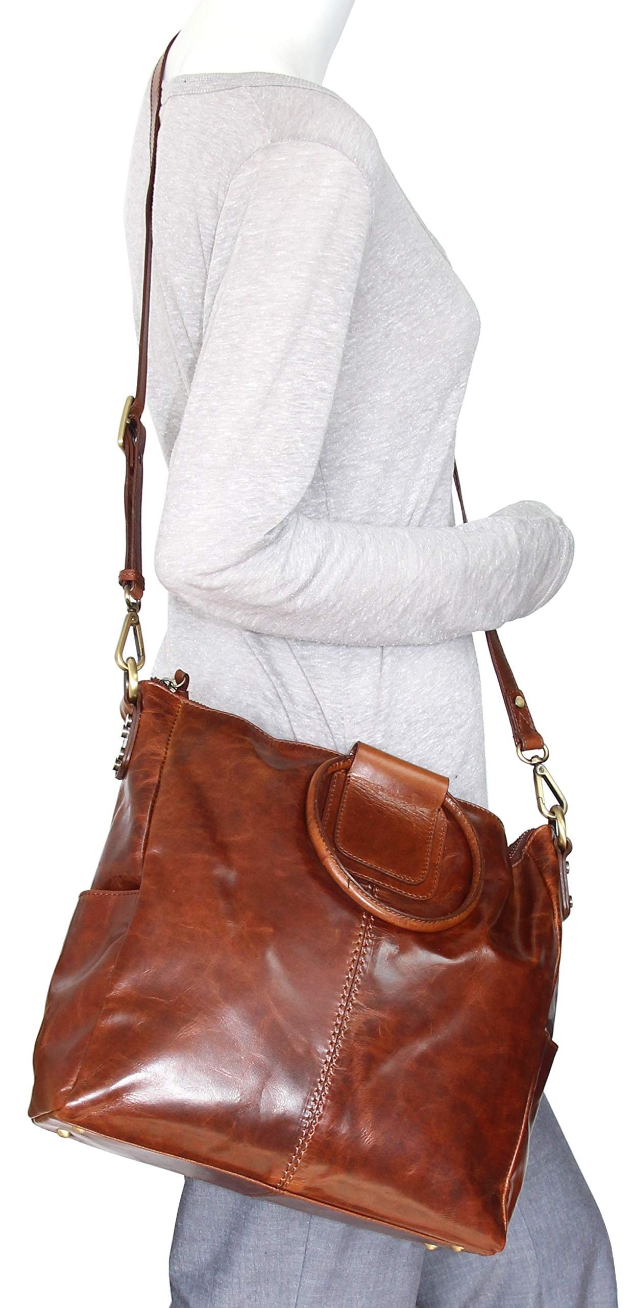 Tonya's Ring Leather Tote