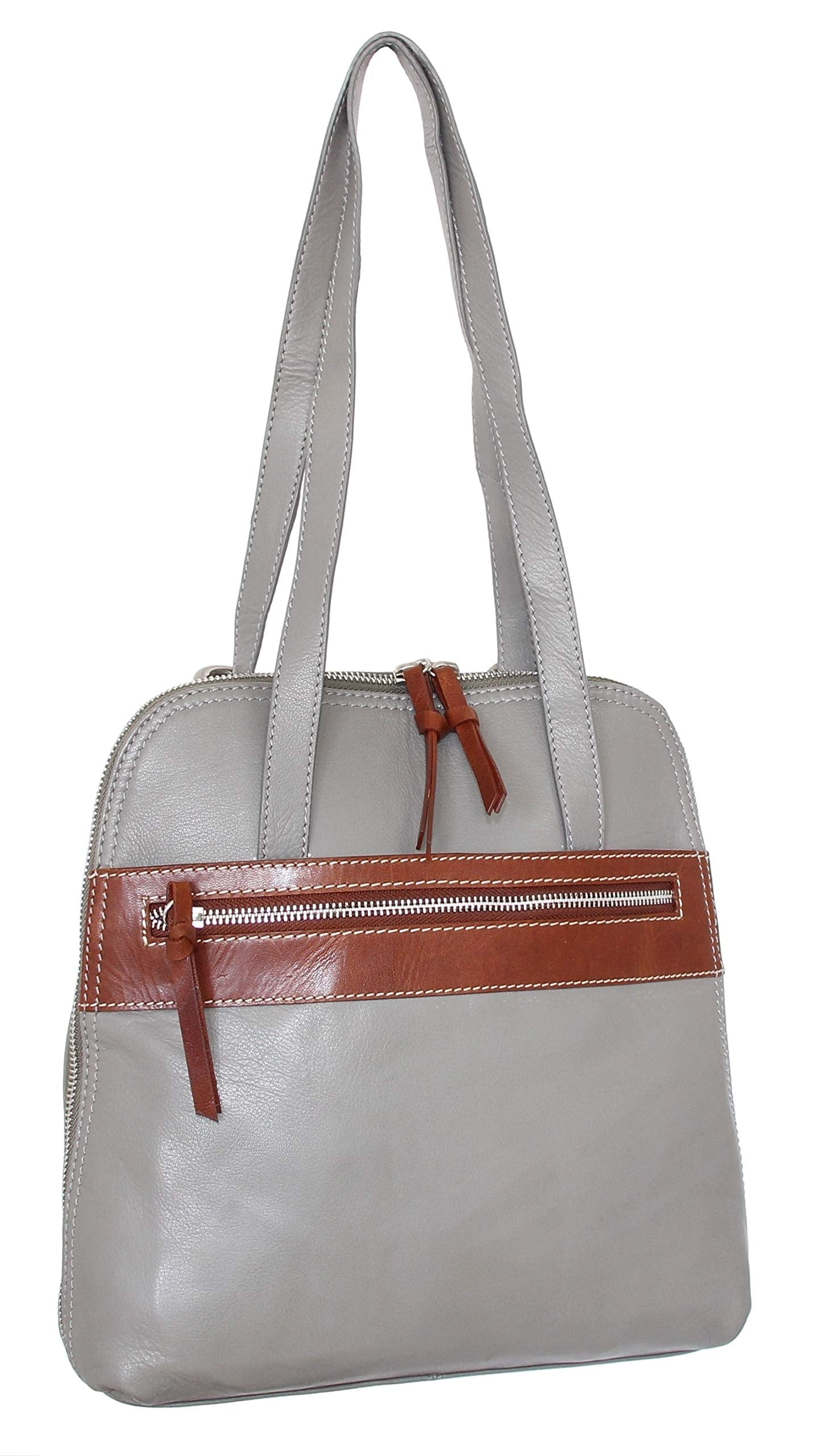 Carina Convertible Leather Tote/Backpack