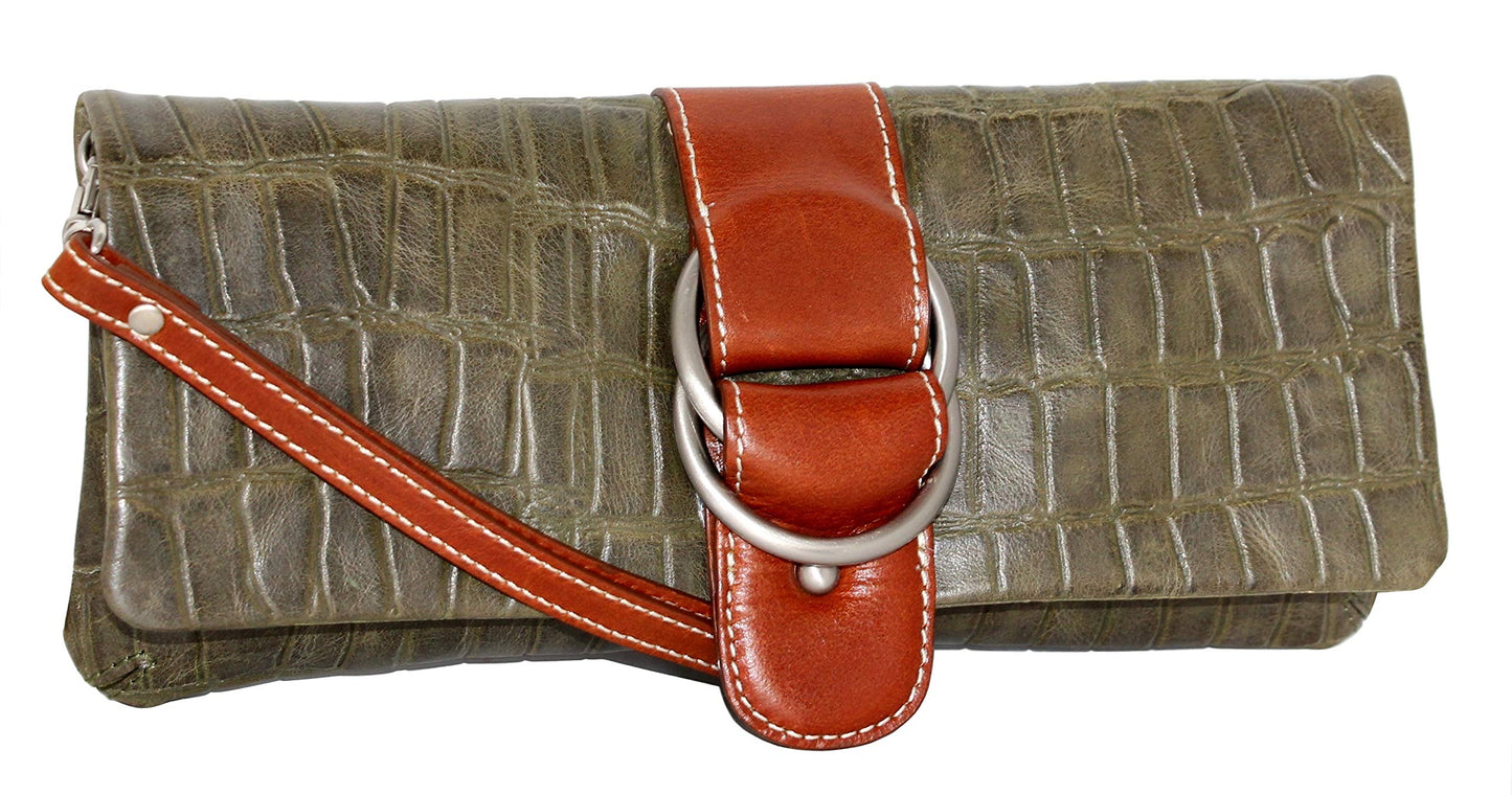 Nichole Leather Clutch