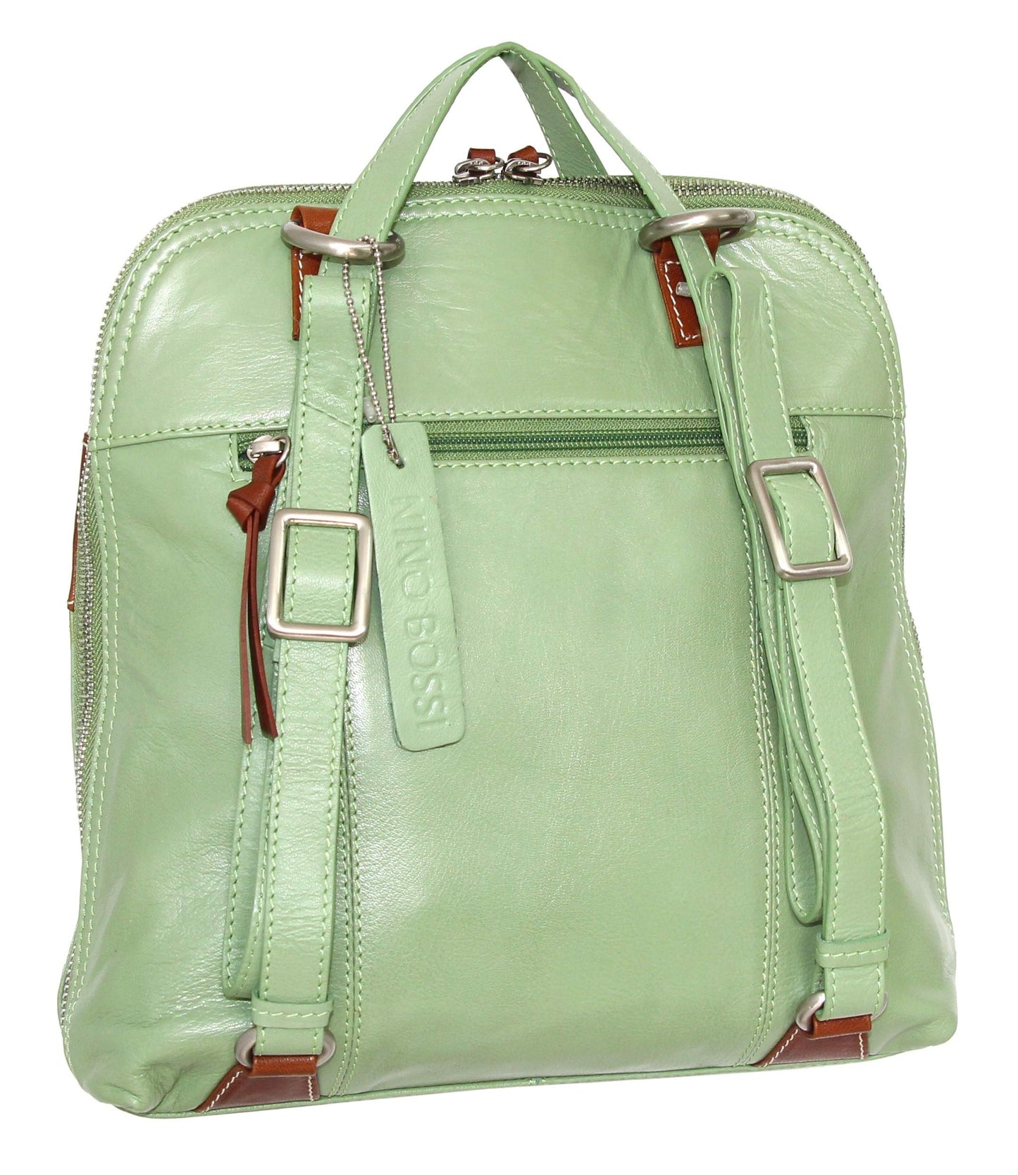 Carina Convertible Leather Tote/Backpack