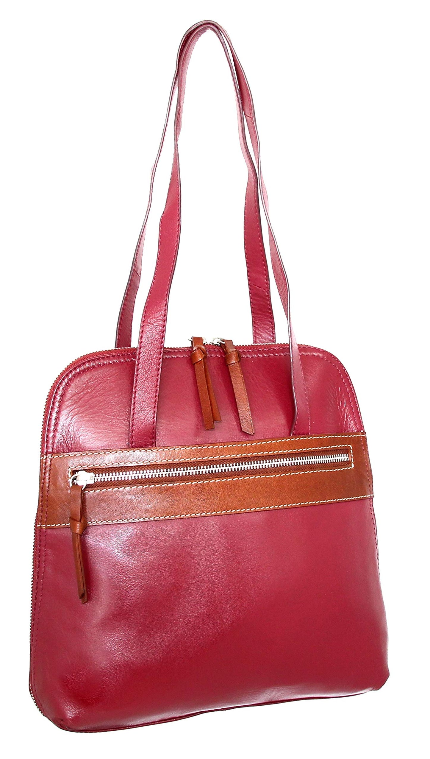 Carina Convertible Leather Tote/Backpack