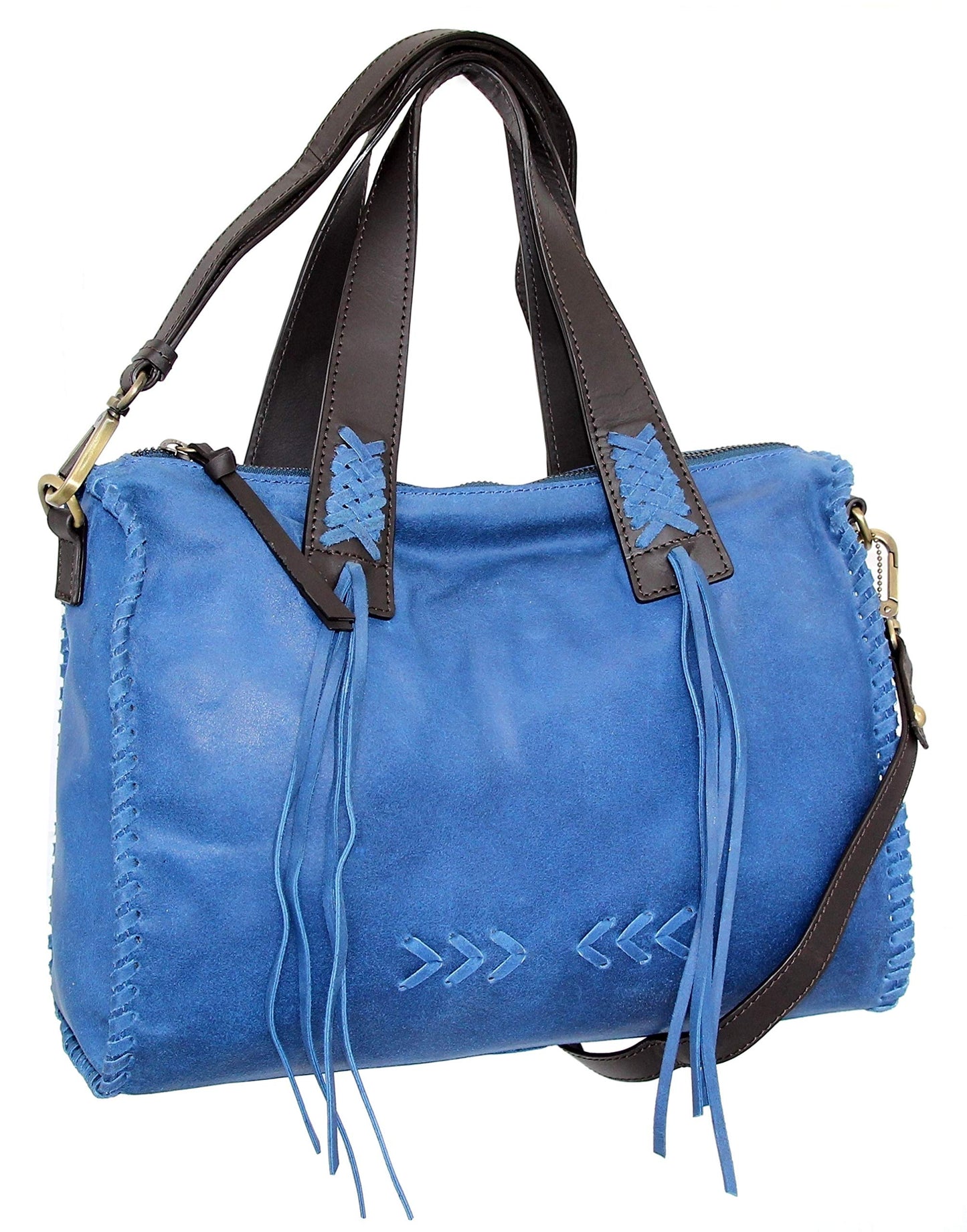 Candace Convertible Leather Satchel