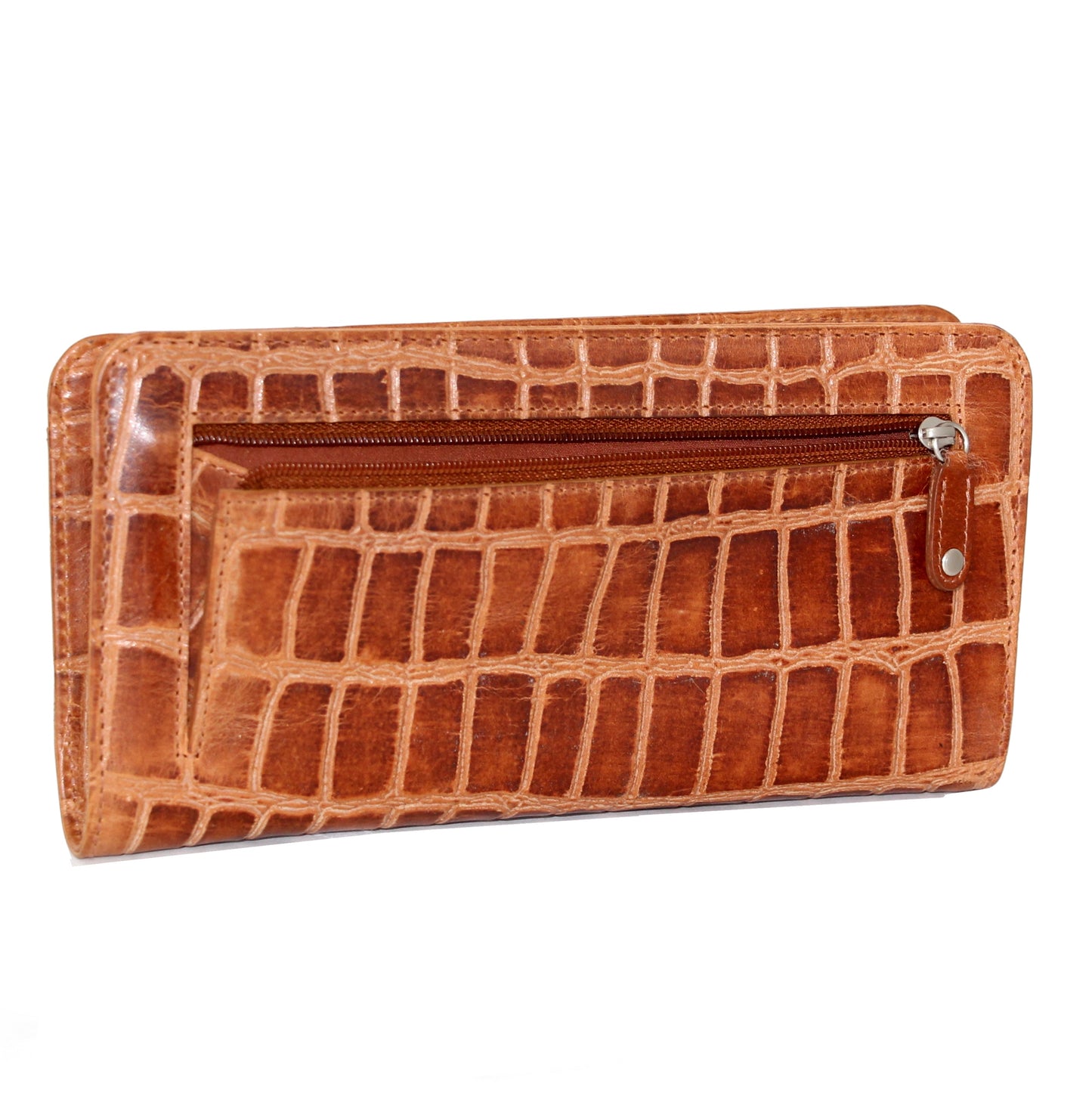 Croc Zip Around Wallet