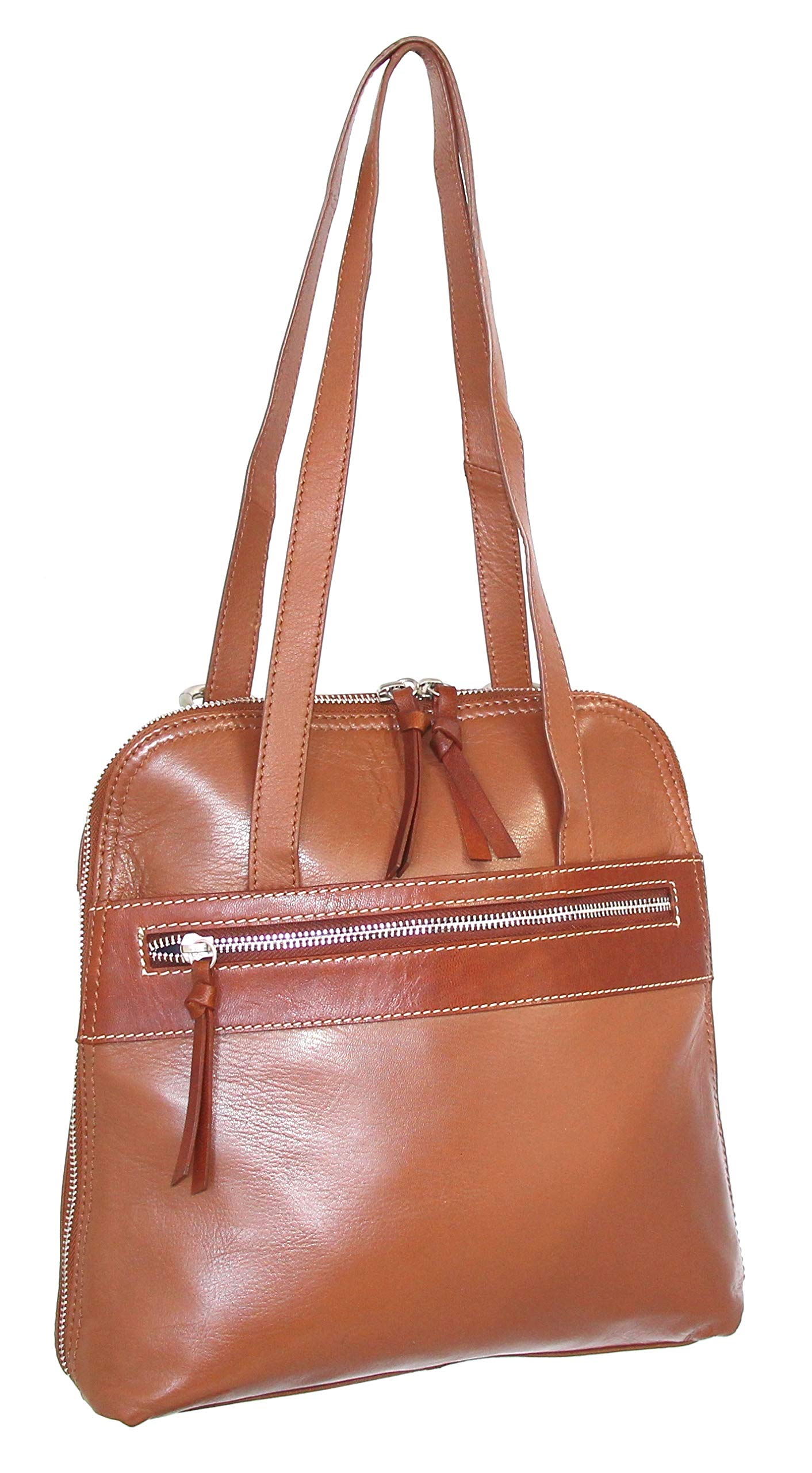 Carina Convertible Leather Tote/Backpack