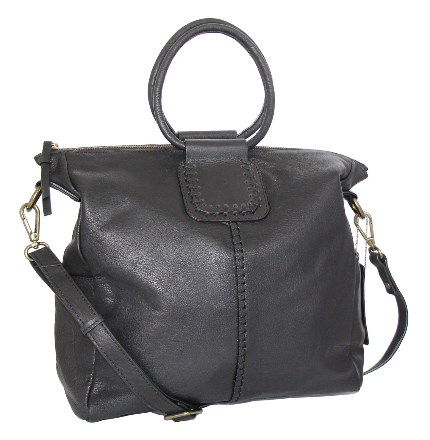Tonya's Ring Leather Tote