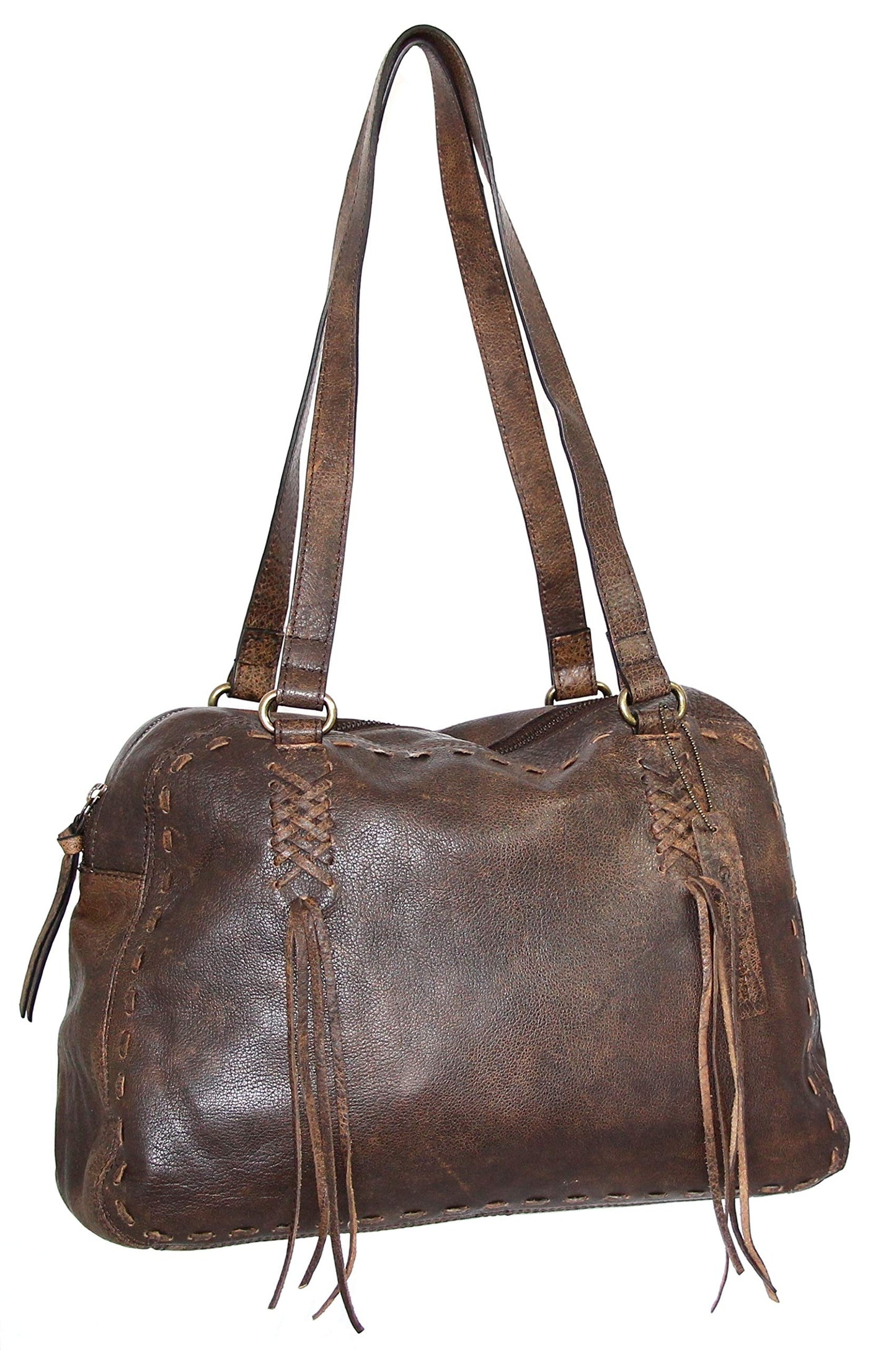 Yara Leather Bowler Bag