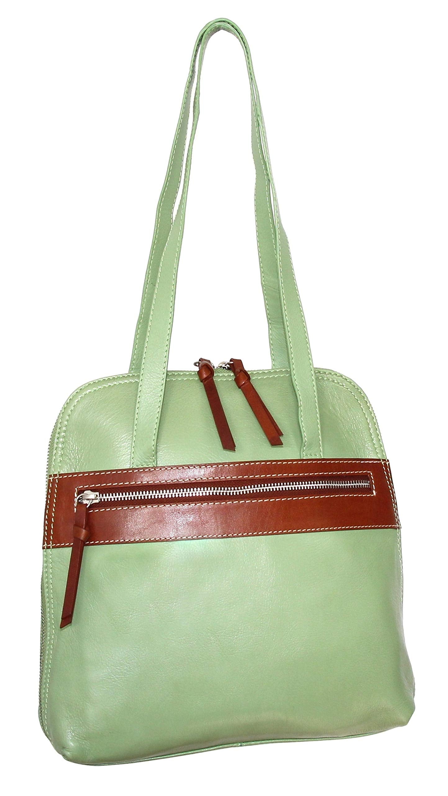 Carina Convertible Leather Tote/Backpack