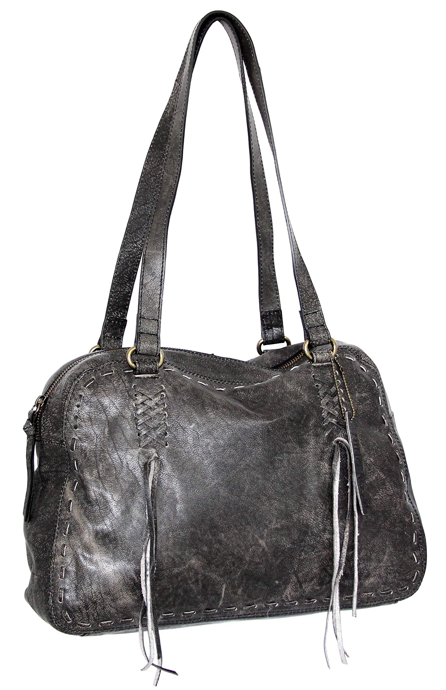 Yara Leather Bowler Bag