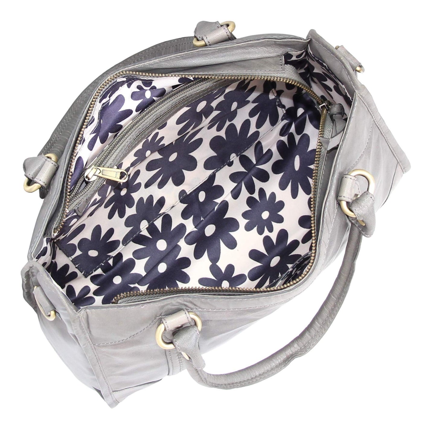 Amber Leather Satchel