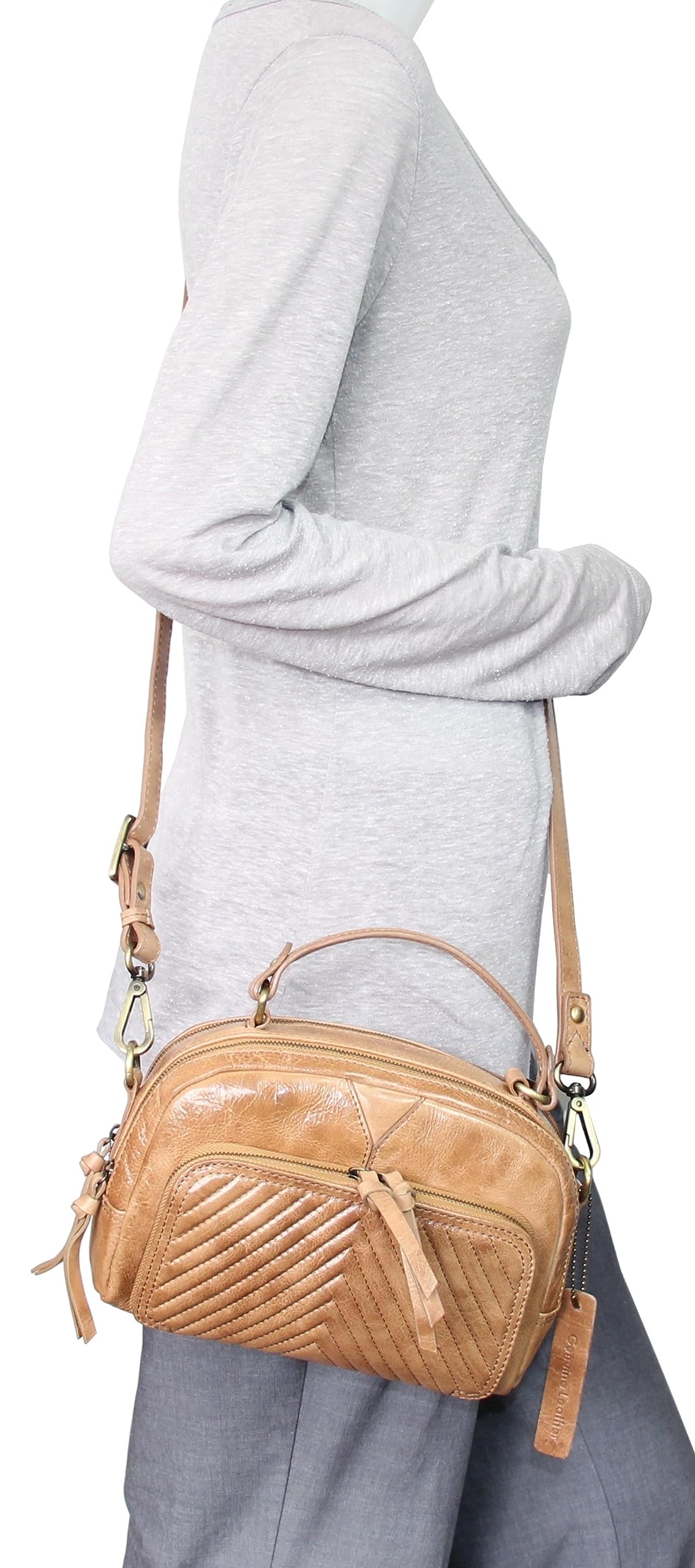 Katia Leather Cross Body Bag