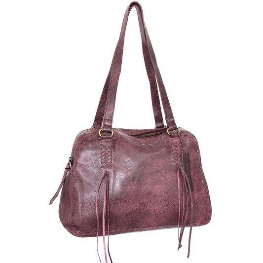Yara Leather Bowler Bag