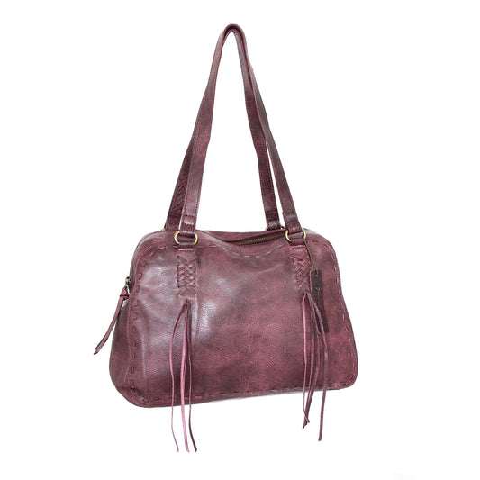 Yara Leather Bowler Bag