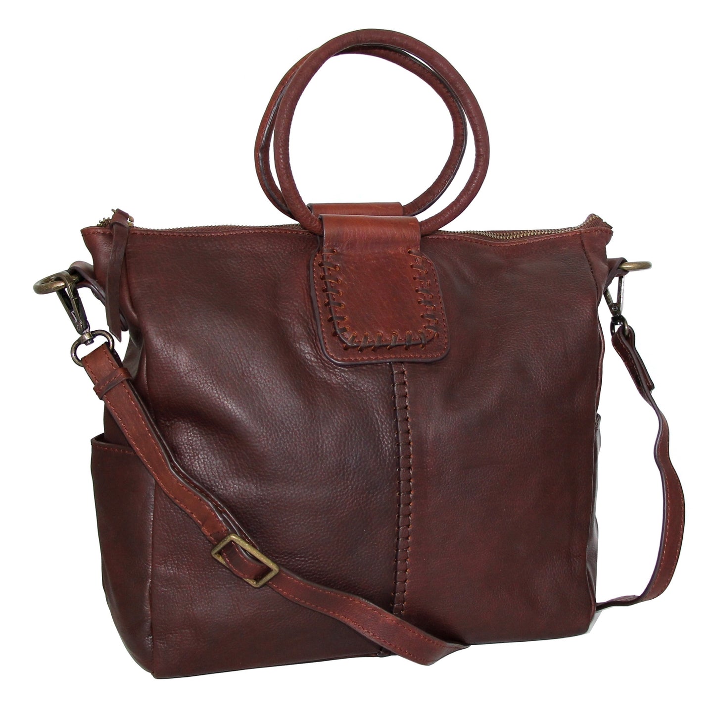 Tonya's Ring Leather Tote