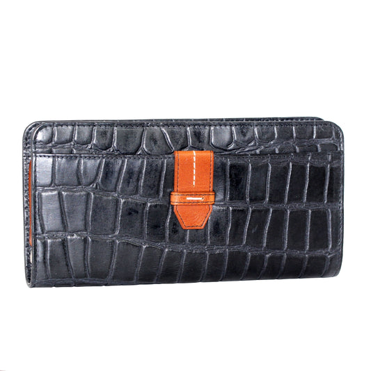 Croc Zip Around Wallet