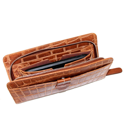 Croc Zip Around Wallet