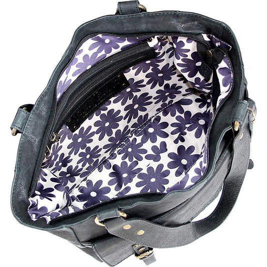 Trina Leather Tote