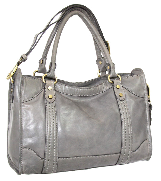Amber Leather Satchel